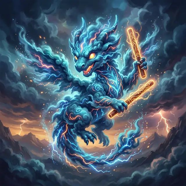 Drak Ryu maskot hry